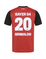 Bayer Leverkusen Alejandro Grimaldo #20 Domácí Dres 2024-25 Krátký Rukáv